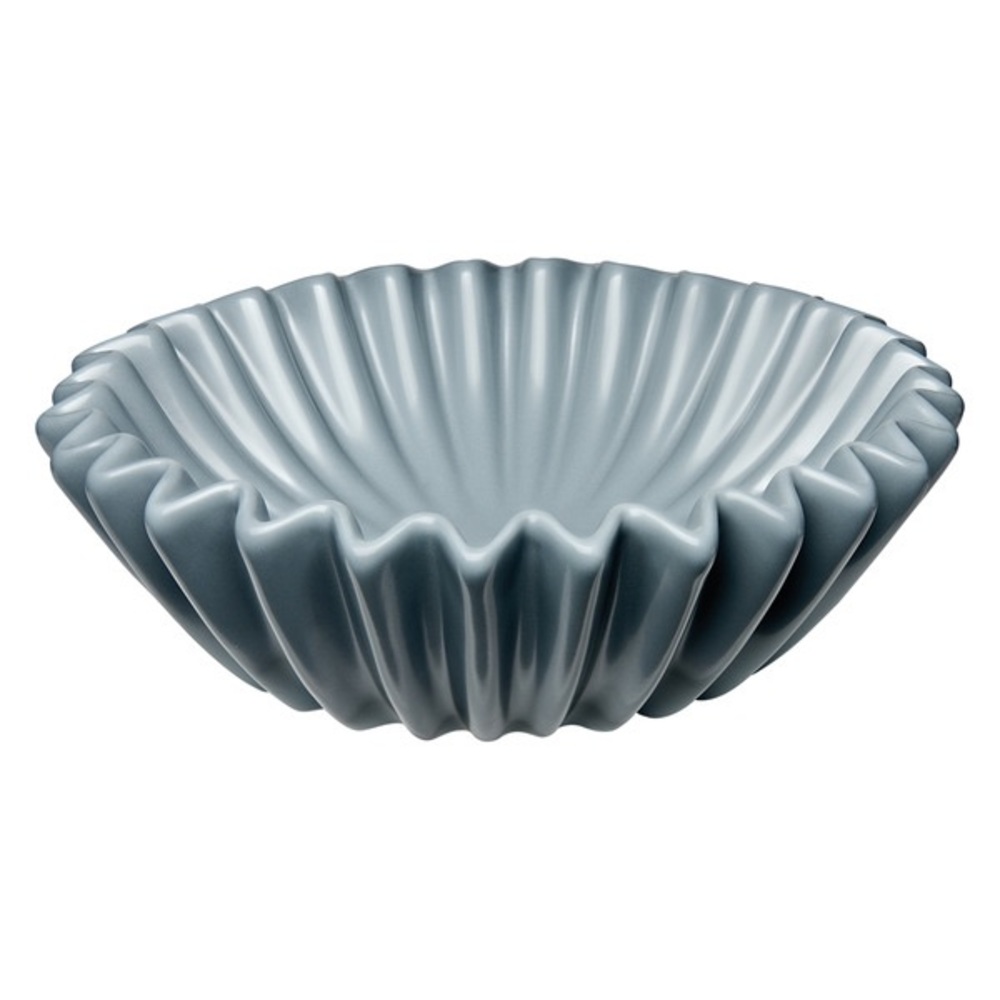 Kirkton House Elegant Ruffled Ceramic Bowl